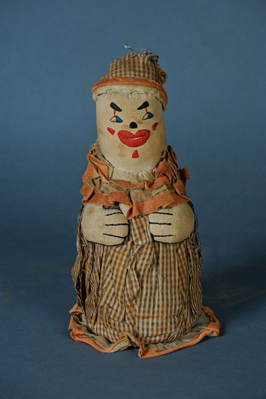 Rare bottle doll, late 19th century, from South Road Antiques, at the Pier Show. Image courtesy of Stella Show Management Co.